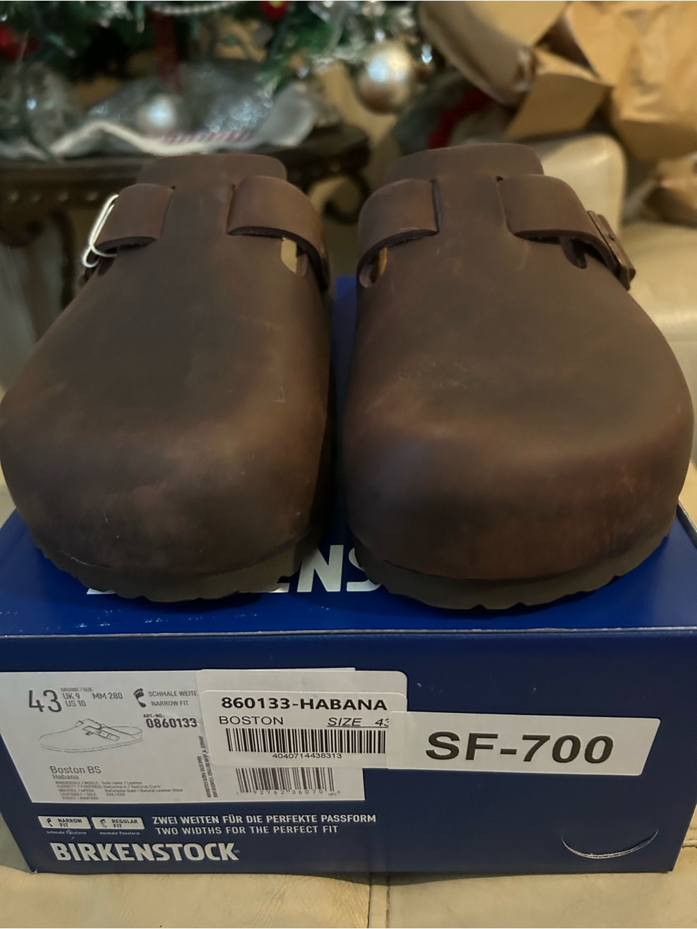 Birkenstock Boston Clog - Habana Brown Leather